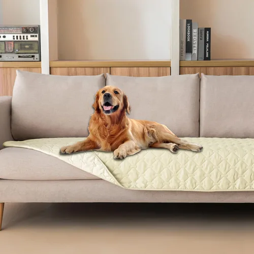 Vista 113 de gogobunny Manta para mascotas 3 veces más resistente, impermeable y a prueba de arañazos; protector de muebles reversible para perros y gatos, funda