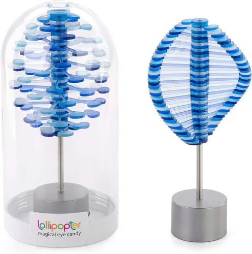 Vista 14 de Mini Lollipopter ARTE PARA JUGAR Twist to Transform Motion, Fibonacci Golden Ratio Design by John Edmark, Stress Relief for Office & Home, Fun Gift