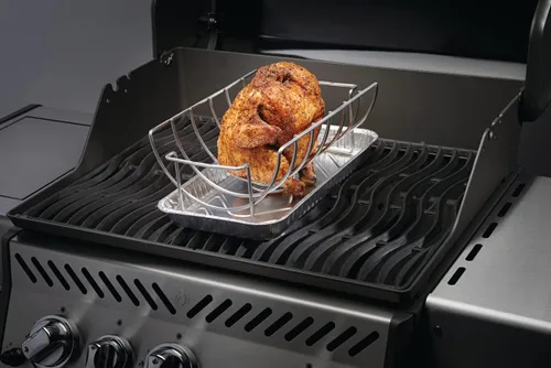 Vista 5 de Napoleon Grills 56019 - Estante para asar comercial 3 en 1