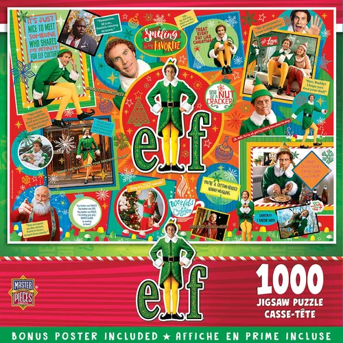 Vista 8 de MasterPieces Rompecabezas de Navidad de 1000 piezas, taller de Santa, 19.25 x 26.75 pulgadas