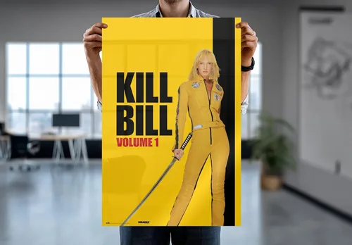 Vista 7 de POSTER STOP ONLINE Kill Bill Volume 1 - Póster de película (estilo regular, mamba negra y katana) (tamaño: 24 x 36 pulgadas) (póster laminado)