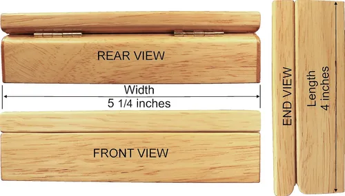 Vista 9 de Caja de faro de madera, hecha a mano en Estados Unidos, calidad inigualable, única, no hay dos iguales, obra original de arte de madera. Un regalo
