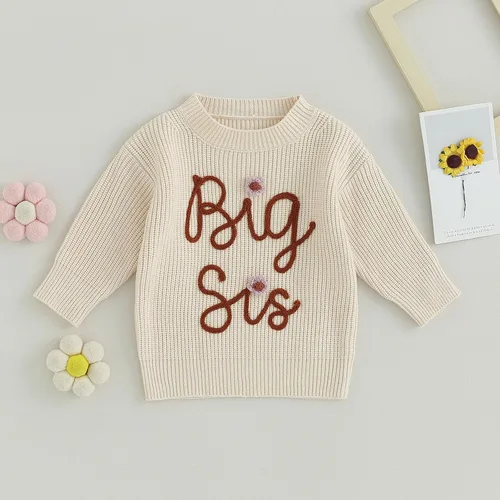 Vista 88 de VISGOGO Suéter a juego para hermanitas grandes y pequeñas, ropa de una sola pieza