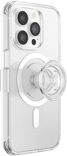 Vista 24 de Funda PopSockets para iPhone 14 con agarre telefónico y deslizador compatible con MagSafe, funda para iPhone 14, compatible con carga inalámbrica