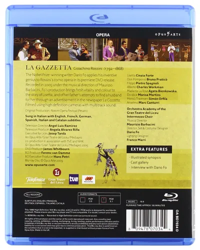 Vista 2 de Rossini La Gazzetta Blu-ray