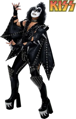 Vista 2 de Disfraz de Demonio Simmons para hombre talla grande