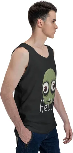 Vista 4 de Anime Manga Ensalada Dedos Tank Top Verano Cuello Redondo Chaleco Algodón Moda Sin Mangas Camiseta
