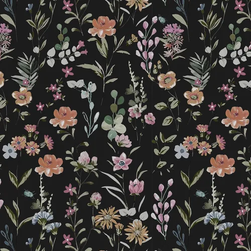 Vista 12 de Papel tapiz para despegar y pegar, papel tapiz floral bohemio de 17.5 x 78.7 pulgadas para dormitorio y baño, fácil de despegar, apto para inquilinos