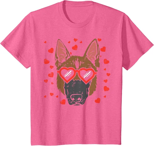 Vista 42 de Camiseta de regalo para perro con cara de pastor alemán, Negro, S