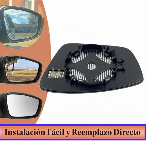 Vista 4 de Cristal de espejo calefactable del lado del pasajero VW compatible con Volkswagen VW Passat 2011-2018 Mirror Beetle Jetta Power espejo lateral