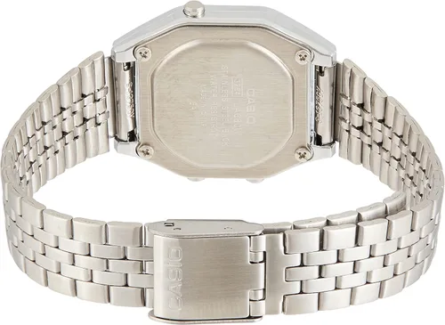 Vista 2 de Casio LA680WA-2BDF - Reloj retro digital para mujer color plateado