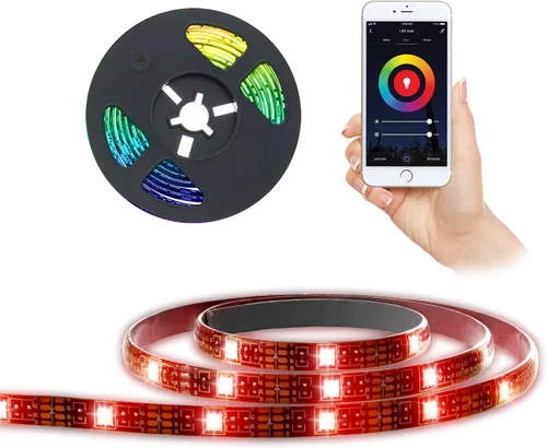 Vista 8 de XTREME Paquete de 2 luces LED multicolor Monster de 6.5 pies, aplicación inteligente, ajustes personalizables, fácil montaje