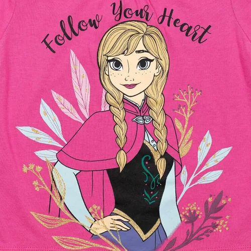 Vista 6 de Disney Princess Moana Frozen - Conjunto de 3 piezas con falda de malla de tul y coletero para niñas pequeñas a niños grandes