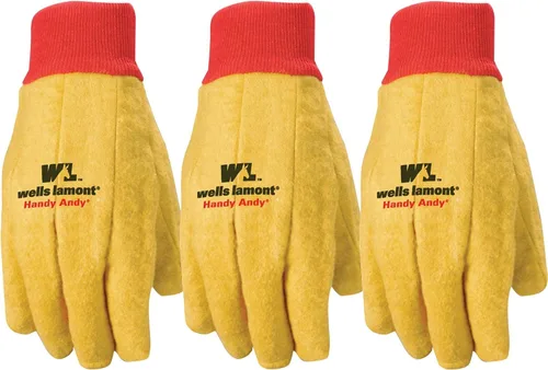 Vista 9 de Wells Lamont Men's Work Gloves, Handy Andy Gold Gloves
