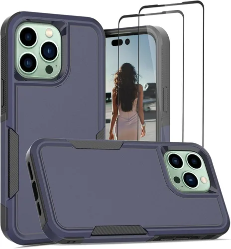 Vista 166 de Jeylly Funda para iPhone SE/Funda para iPhone 5S, Exterior de Plástico Duro que Absorbe Golpes + Interior de Silicona de Goma Defensor contra