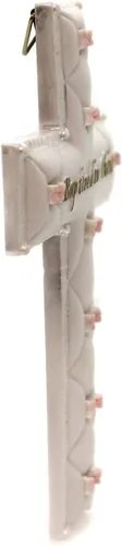 Vista 2 de Roman Cruces de pared de bautismo "Bautizados en Cristo", bendice a este niño, bautizado en Cristo, regalo de recuerdo de bautizo (niña rosa))