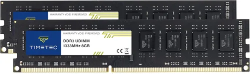 Vista 13 de Timetec - Módulo de memoria RAM de 8 GB DDR3 1333 MHz PC3-10600 Sin búfer ECC 1,5 V CL9 2Rx8 Doble rango 240 pines UDIMM Mejora de memoria