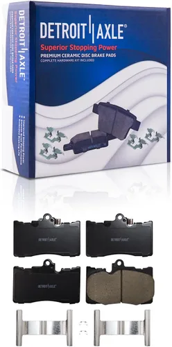 Vista 12 de Detroit Axle - Pastillas de freno para Avalanche Express Suburban Savana Yukon XL 1500 Chevy Tahoe GMC Cadillac Escalade, Pastillas de freno