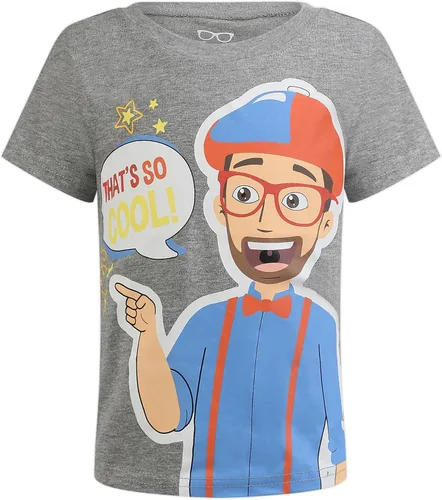 Vista 6 de Blippi Conjunto de camiseta de 3 piezas para niños, sudadera con capucha y pantalones para niños pequeños