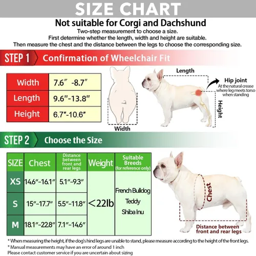 Vista 3 de Silla de ruedas para perros mejorada 2025 para patas traseras, silla de ruedas pequeña para perros con patas traseras discapacitadas, carritos