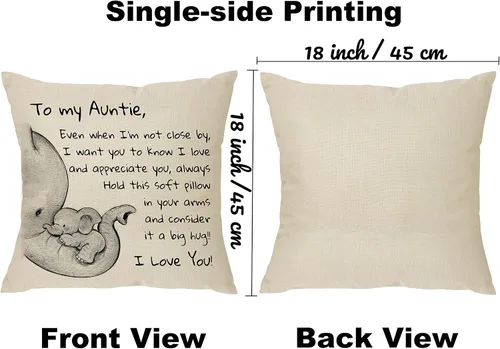 Vista 2 de XUNLIZXY Regalo de Sobrina o Sobrino para Tía - Incluso Cuando No Estoy Cerca Quiero Que Sepas Que Te Amo y Aprecio Siempre - Regalo Recordatorio