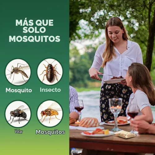 Vista 6 de Repelente de mosquitos para patio al aire libre, disuasorio