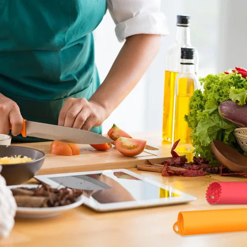 Vista 6 de uxcell 2 tubos de pelado de ajo, pelador de ajo de silicona, rodillo removedor de piel antideslizante para herramientas útiles de cocina, color negro