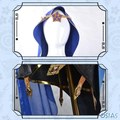 Vista 8 de OSIAS Disfraz personalizado de Genshin Impact para todos los personajes de Cosplay