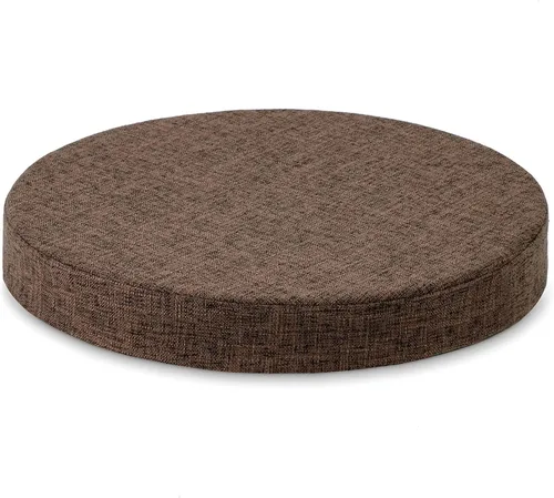 Vista 12 de Tromlycs Almohadilla de Cojín de Asiento Redondo para Silla de 14 Pulgadas para Sillas de Taburete Circular Cojín de Espuma Decorativo Beige