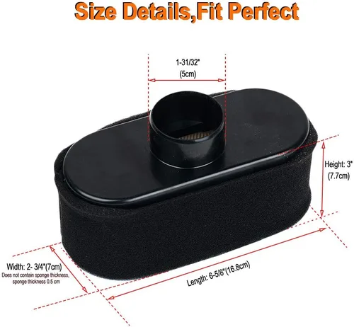 Vista 5 de HIFROM Filtro de aceite de combustible con filtro de aire compatible con Kawasaki FR651V FR691V FR730V FS481V FS541V FS600V FS651V FS691V FS730V