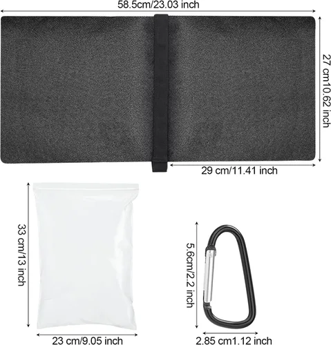 Vista 2 de Paquete de 12 bolsas de peso para fotografía, bolsa de peso llena de estudio fotográfico, bolsa de arena pesada vacía para fotografía, soporte
