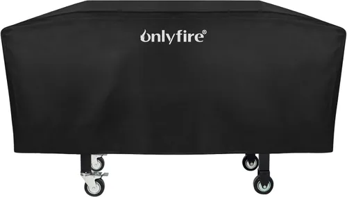 Vista 9 de Onlyfire Cubierta de plancha para parrilla Blackstone de 28 pulgadas, 600D resistente a los desgarros, cubierta de parrilla para parrilla Blackstone