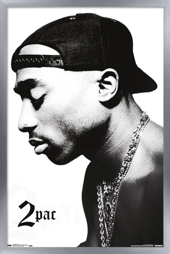 Vista 12 de Trends International Tupac - Póster de pared de perfil, 14.725 x 22.375 pulgadas, versión enmarcada de madera de granero Versión enmarcada Barnwood