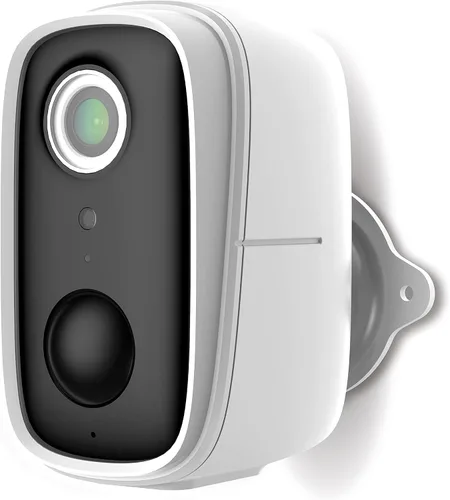 Vista 7 de LEDVANCE Cámara inteligente WiFi para exteriores con batería, audio bidireccional, video HD y sensor, compatible con Alexa y Google, resistente a