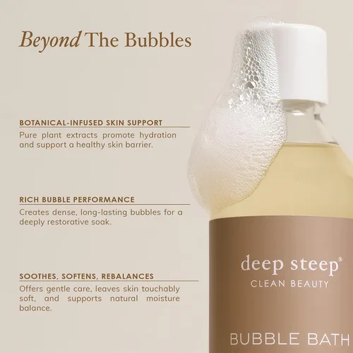 Vista 5 de Deep Steep Baño de burbujas, 10 oz (azúcar moreno vainilla)