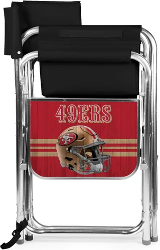 Vista 5 de Picnic TIME NFL Unisex-Adult NFL Sports Chair with Side Table, Beach Chair, Camp Chair for Adults