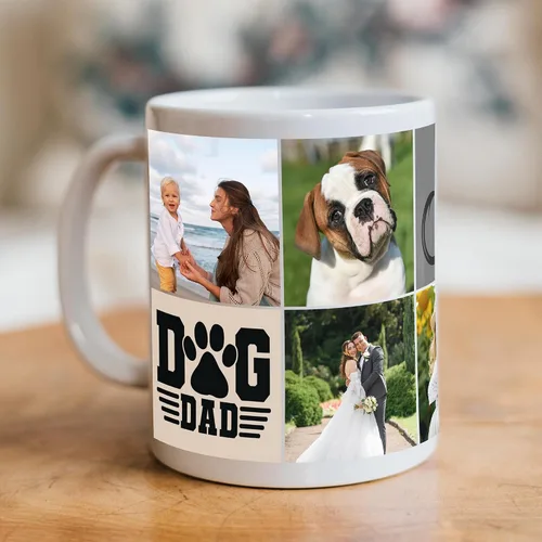 Vista 21 de Taza de cerámica personalizada con fotos, taza de café personalizada, personalizable con imágenes, texto, fotos, logotipos - Taza de café