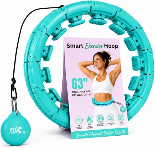 Vista 11 de Infinity Weighted Hula Hoop for Adults Weight Loss, Smart Exercise Hola Circle Hoop for Women Abs Workout