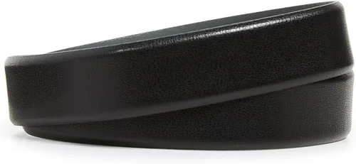 Vista 3 de BOSS Cinturón de cuero granulado Gellot para hombre Negro