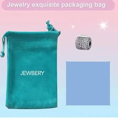 Vista 7 de Abalorios de plata de ley 925 para pulseras Pandora, regalos de joyería para mujer y niña.