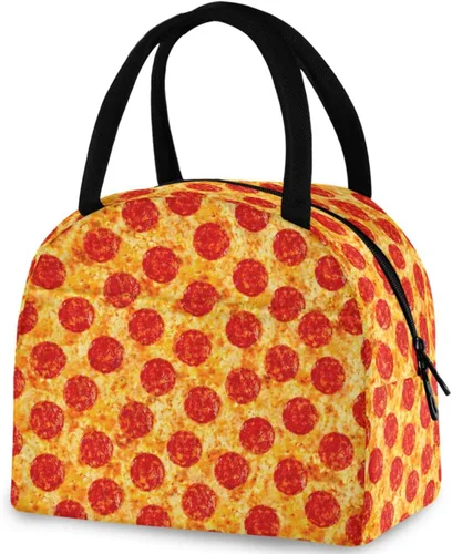 Vista 31 de Bolsa de almuerzo reutilizable para mujer africana con bolsillo frontal con cierre de cremallera aislada, bolsa térmica para el trabajo, picnic