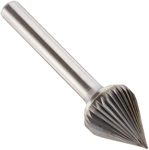 Vista 110 de Drill America SA-1 Rebaba de carburo/lima giratoria cilíndrica de doble corte para amoladora de troquel de 1/4" de diámetro x 5/8" de longitud
