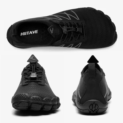 Vista 5 de HIITAVE - Zapatos de agua minimalistas para mujer, de secado rápido, para hacer natación, bucear, surfear, hacer deportes acuáticos, ir a