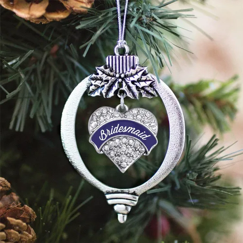 Vista 46 de Inspired Silver - Adorno con dije de hermana gemela - Adornos navideños de plata con circonitas cúbicas