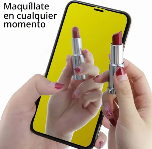 Vista 5 de Espejo de vidrio templado antiazul, protector de pantalla anti-espía, película antiespía para iPhone 11 Pro Max/iPhone XS Max, 6.5 pulgadas