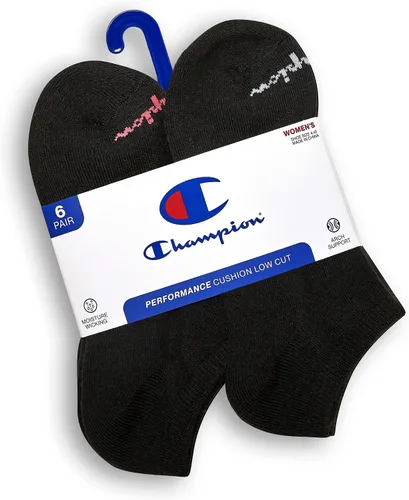 Vista 2 de Champion paquete de 6 calcetines invisibles que permanecen secos el doble, para mujer