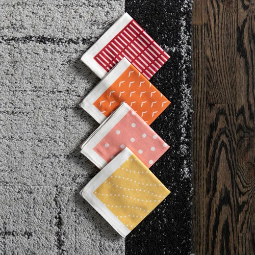 Vista 7 de Topdrawer - Pañuelo japonés, bolsillo cuadrado, 100% algodón, fabricado en Japón