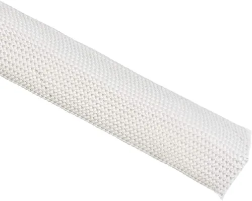 Vista 19 de uxcell Protector de cable de aislamiento, manga de fibra de vidrio de alta temperatura de 9.8Ft-16.4 ft m negro