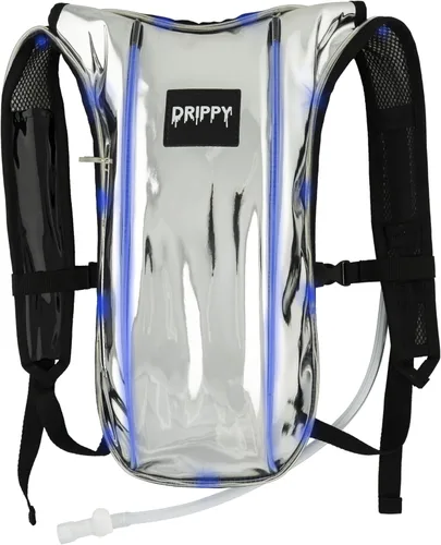 Vista 9 de LED Hydropack Rave Hydration Backpack – Festival, Hiking, & Running for Women & Men - 2 Liter Leakproof Bladder – Anti-Theft Pockets - Rave
