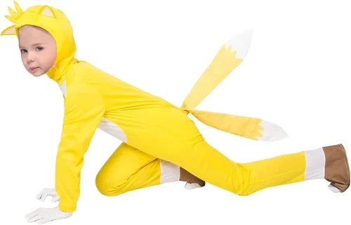 Vista 3 de Halloween Kids Deluxe Costume Cosplay Cartoon Suit Pretend Play Onesies Outfit For Boys Girls